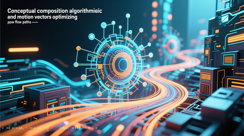 알고리즘 기반 데이터 흐름과 모션 벡터 시각화