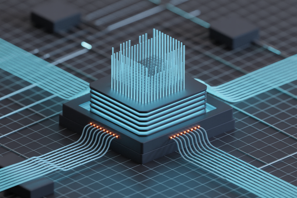 데이터 흐름을 처리하는 고성능 프로세서 칩