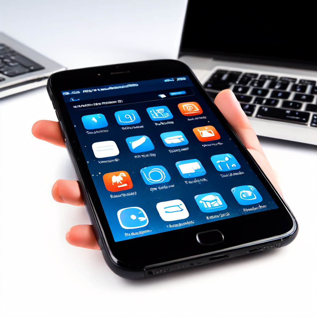 Person swiping away apps from the recent apps tray on a smartphone, with the phone held in hand against a blurred background of a